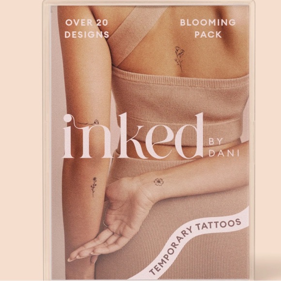 New! Lot 2 INKED By Dani Celestial Pack and Blooming Pack Temporary Tattoo - Picture 3 of 11